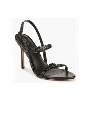 VERONICA BEARD Alta Slingback Sandal (Women) black leather size 7 preppy